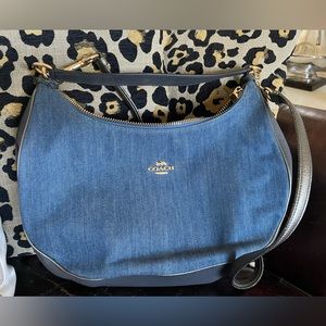 Denim Coach bag